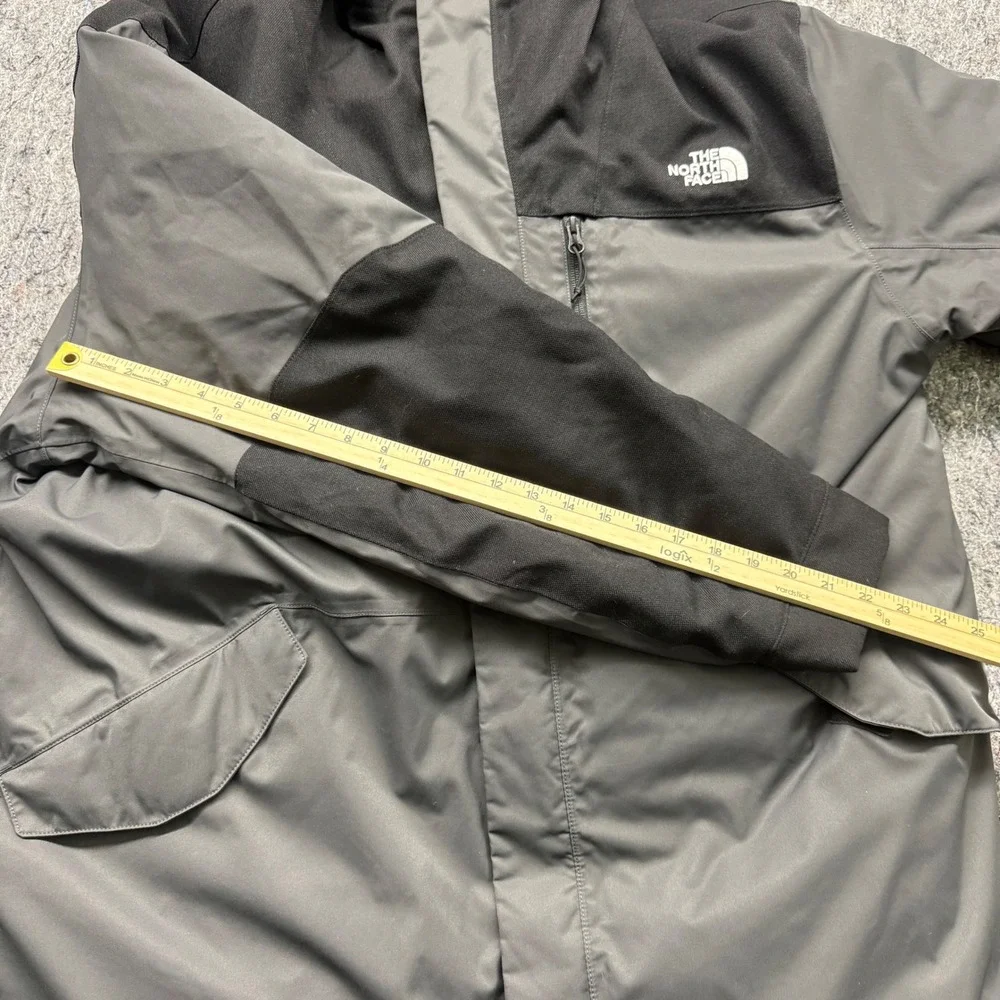The North Face McMurdo Parka III Grey Black Down Winter Coat Hooded Mens XXL